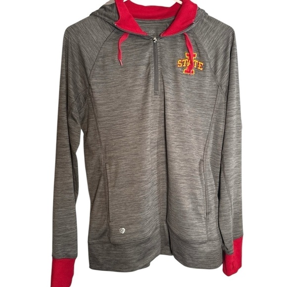 Colosseum Tops - Iowa State Cyclones Colosseum Womens Hooded Pullover Long Sleeve Size Medium